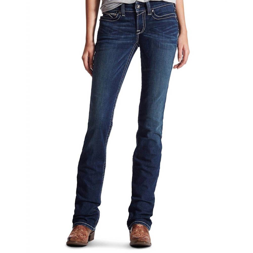 Ariat Women's Straight Leg Jeans - Dark Blue